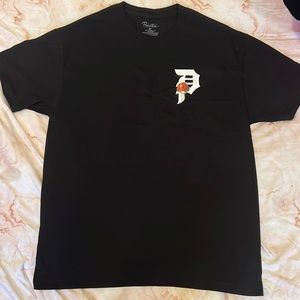 New Primitive Mushroom P Shirt Black Large
